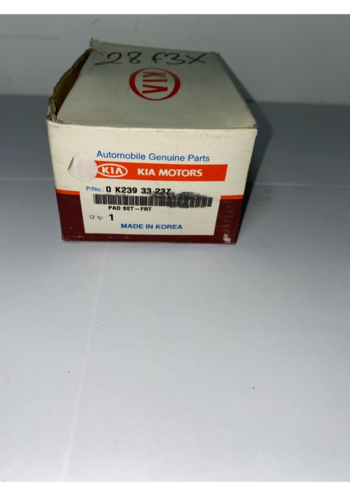 Plaquettes de frein avant KIA 0K2393323Z à haute friction sans sifflement