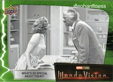 2022 Upper Deck WandaVision Vision Green 2 What's So Special About Today /225
