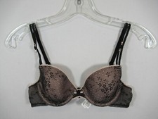 B.tempt'd Wacoal New Romance Contour Bra 32B Black Mesh Underwire 953101