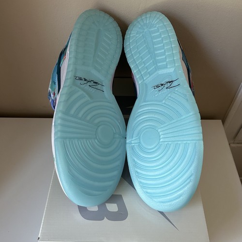 Nike SB Dunk Low Futura Laboratories Bleached Aqua - Mens 11.5 - HF6061-400 - Picture 11 of 11