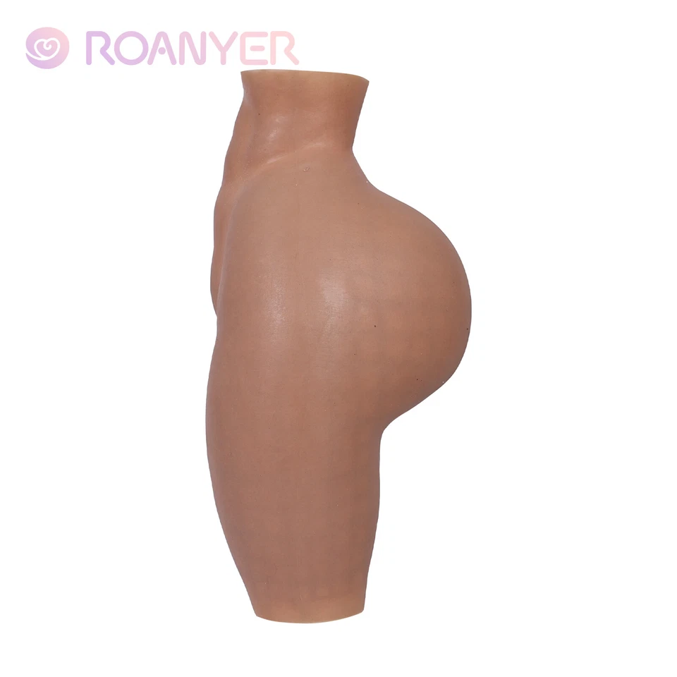 Roanyer Silicone Realistic Hip Enhancer Fake Buttocks Lifter Pant for Crossdress - Image 3 of 4