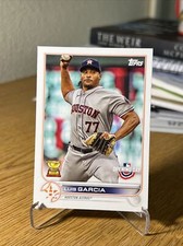 Luis Garcia 2022 Topps Opening Day Baseball Card #118 Houston Astros Base