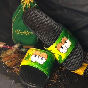 custom nike slides mens