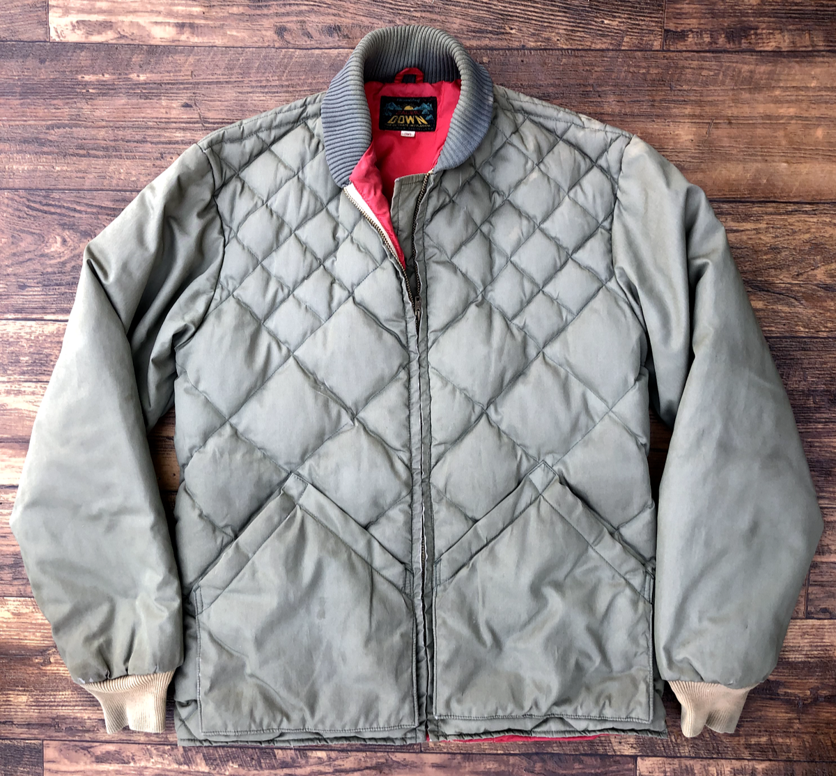 VTG 60s Eddie Bauer Skyliner Goose Down Quilted Jacket Expedition