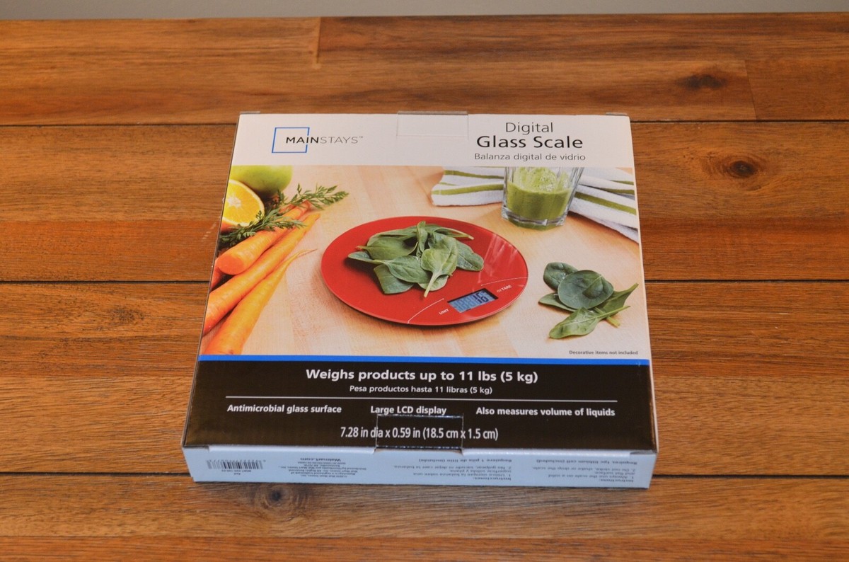 mainstays round digital scale