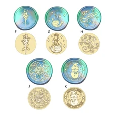 Vintage Seal Stamp Set with Melting Spoon for Wedding Christmas Supply