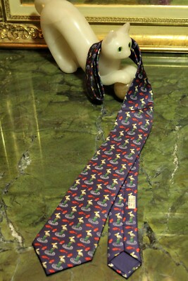 TigerTie Cravatta Di Seta A Quadretti, Larga 8 Cm, Lunga 150 Cm, Design Classico - 3