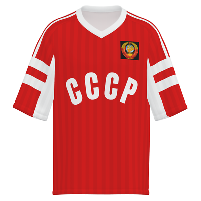 URSS - CCCP Soviet Union football shirt Retro jersey, 1991 home