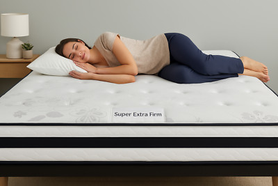 10,6 Zoll extra feste orthopädische Matratze 12,5 Messgerät Spiralfeder Druckschaum