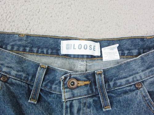 Vintage Faded Glory Baggy Jeans Mens 38 x 30 Blue Fit Denim Pants Loose Y2K - Picture 13 of 19