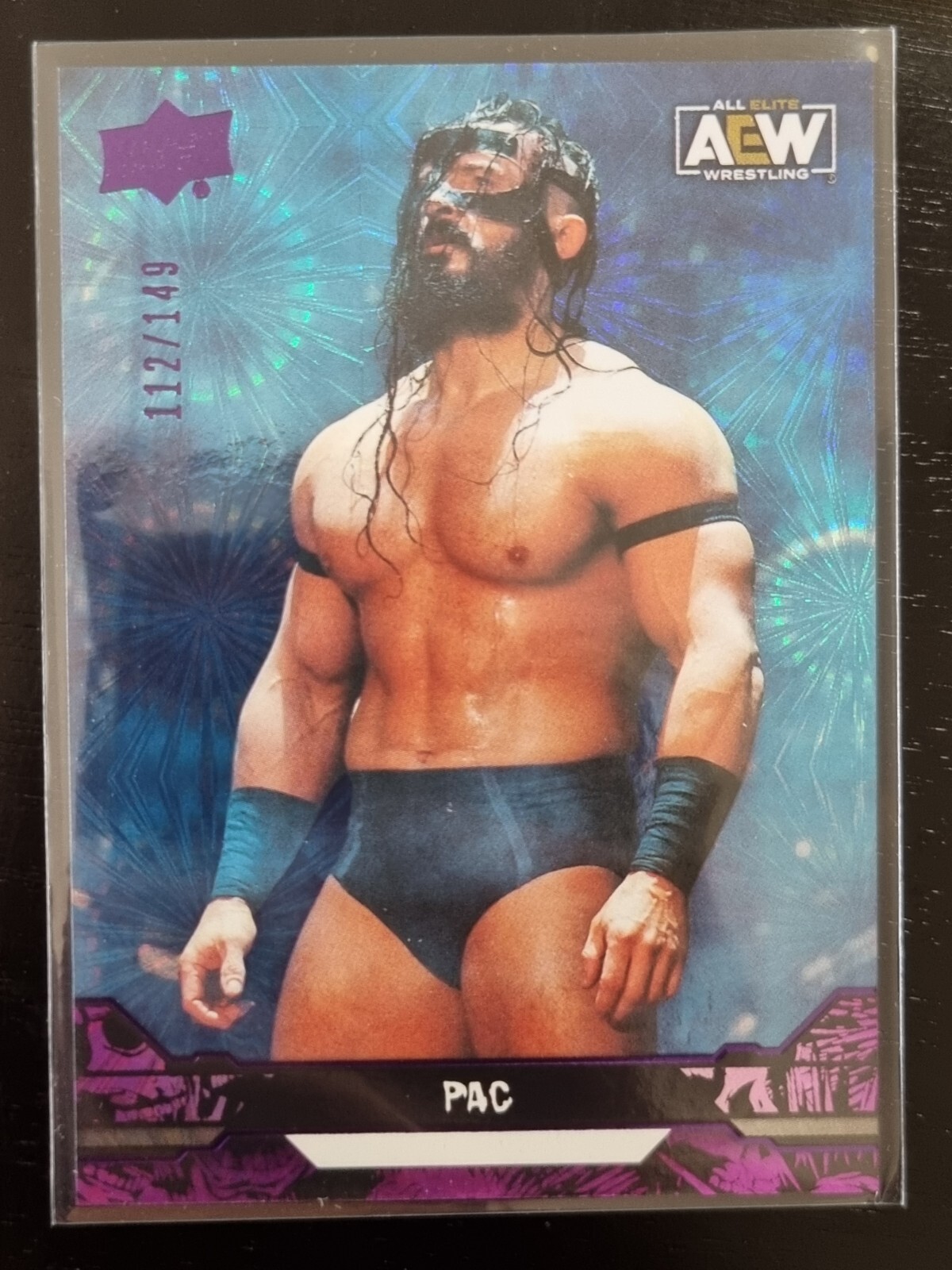 2023 AEW PAC PURPLE PYRO /149 Trading Card Upper Deck #90433