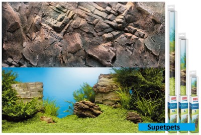 Juwel Aquarium Doppelposter 1 - kleiner, großer & extra großer Aquarium Hintergrund