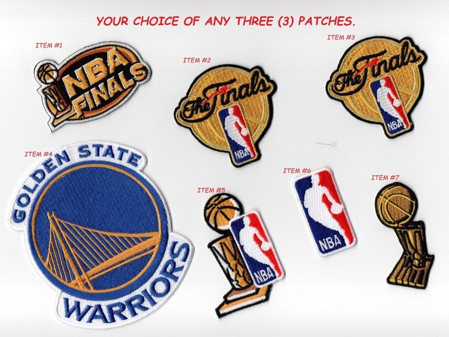 Golden State Warriors FISSL Male 2022 NBA Finals Champions Patched