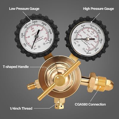 Nitrogen Regulator With 0400 Psi Delivery Pressure 60