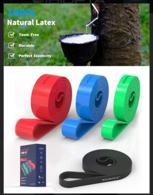 Pull Up Bands, Resistance Bands, Pull Up Assistance Bands Set for Men & Women