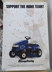 RARE! Simplicity Regent Sport Series Penn State Football Tractor Promo Ad Poster — photo 1