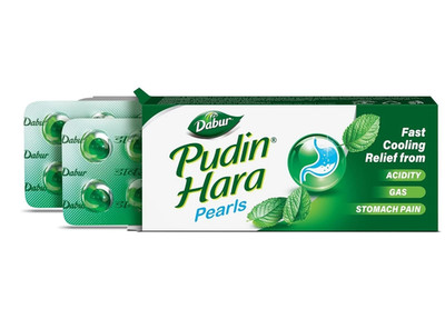 Dabur Pudin Hara Pearls 10 Pearls x 2 Strips Ayurvedic Digestive Care Free ship