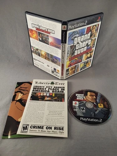 Grand Theft Auto: Liberty City Stories, PS2, Complete, Authentic!