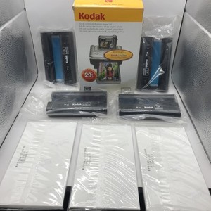 Kodak PH-160 Color Cartridge & Photo Paper Kit - 4 Cartridges & 60 Photo Paper