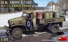 MiniArt MIN35380 1:35-U.S. Army G7107 4X4 1,5t Cargo Truck, Unpainted