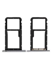 Sim + SD Card Tray Compatible For Huawei MediaPad T5 10.1" (4G Version) (Black)