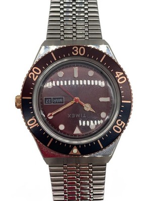 TIMEX TX-TW2V25100 Stainless Steel 40mm Brown Dial Manual winding #2nW3472