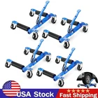 Set of 4 Heavy Duty Ratcheting Wheel Dolly Tire Jack Lift Car Positioning 6000LB