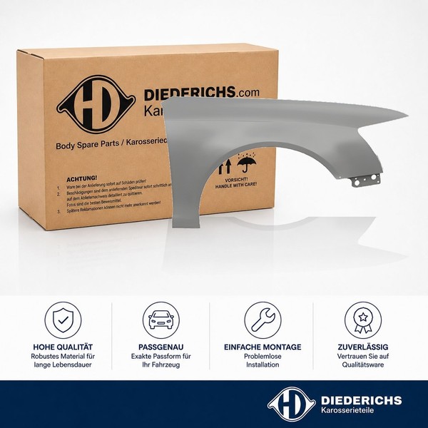 KotflÜGel Vorne Rechts Diederichs 1027106 FÜR Audi Fender SeitenflÜGel-image
