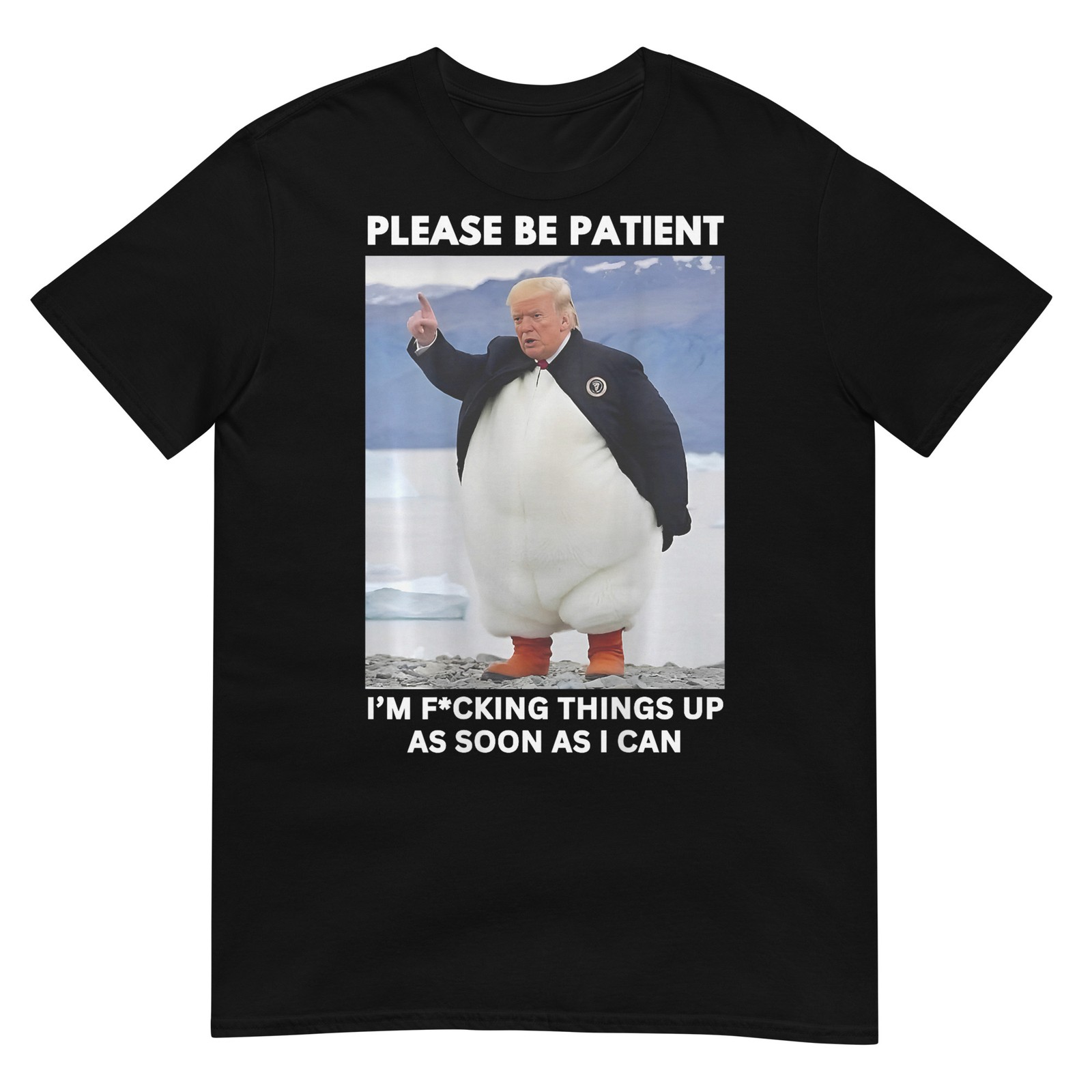 Penguins Against Tariffs Anti-Trump Protest Hands Off 2025 T-Shirt