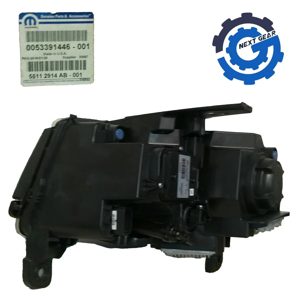 Faro derecho Mopar OEM EURO XENÓN AFS 2014 18 Jeep Grand Cherokee 55112914AB Foto 2 de 4