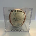 Roberto Clemente 1966 Pittsburgh Pirates Team Signed Baseball JSA COA