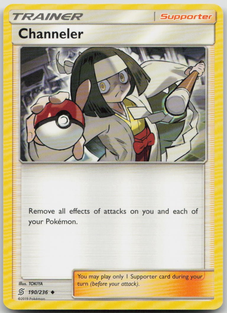 Channeler 190/236 Unified Minds Uncommon Pokemon MP