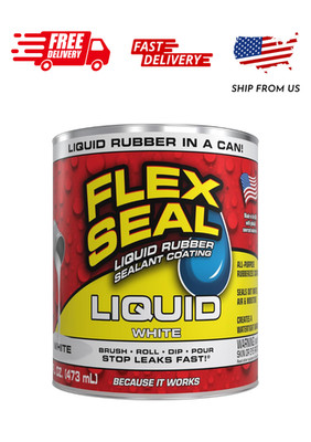 Flex Seal Liquid Rubber Sealant Coating, 16 oz, Clear