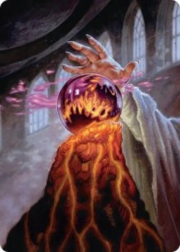MTG English Palantir of Orthanc (Extended Art) (Surge Foil) NM