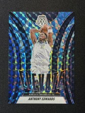 2024-25 Panini Mosaic - Elevate Anthony Edwards #3 Reactive Blue Color Match /99