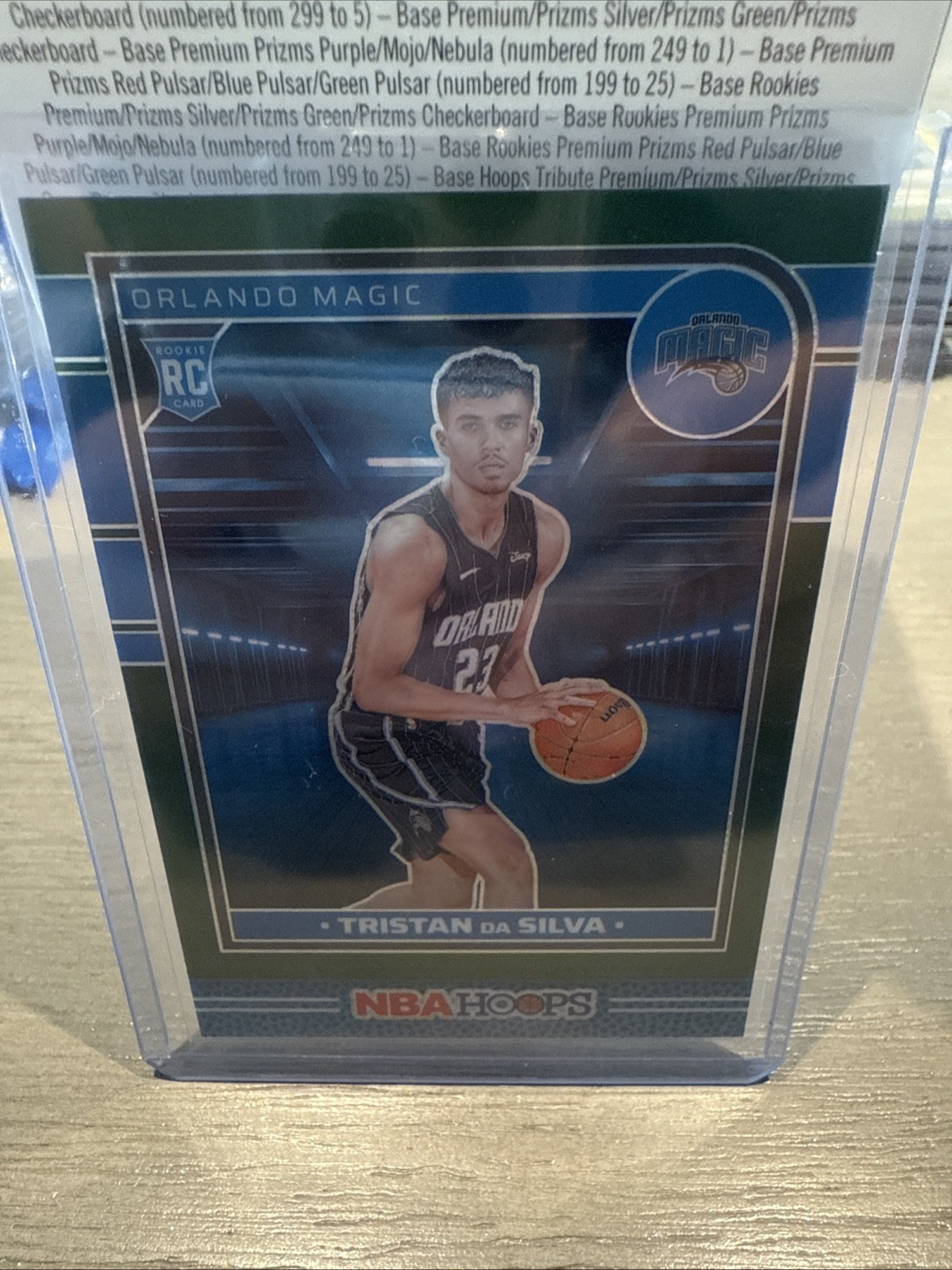 2024-25 Hoops Tristan da Silva RC Silver Prizm Premium Rookie #248 Magic