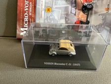 Voiture Miniature Voisin Biscooter C-31 1957 Micro-Voitures D'Antan Altaya 1/43