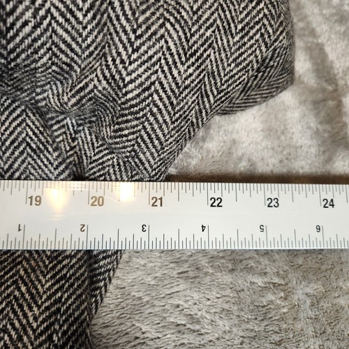 Towncraft Blazer Uomo 40R Grigio Spina di Pesce Tweed Lana/Lana Cappotto Sportivo Giacca - Foto 6 di 16