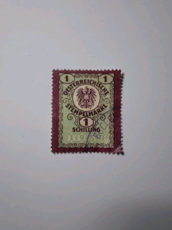 RARE ANTIQUE GERMANY/GERMAN 1950 POSTAGE STAMP 1 SCHILLING