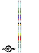 Fischer RCS Classic wax ski multiple size with Salomon SNS binding