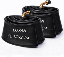 2 Pack 12.5x2.25 Bike Inner Tubes for 12" and 12.5" Electric Scooters