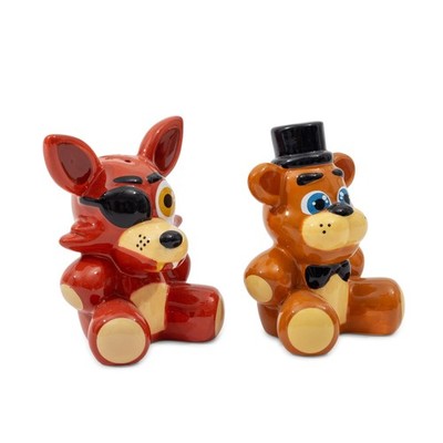 Five Nights At Freddy's Freddy and Foxy Ceramic Salt and Pepper