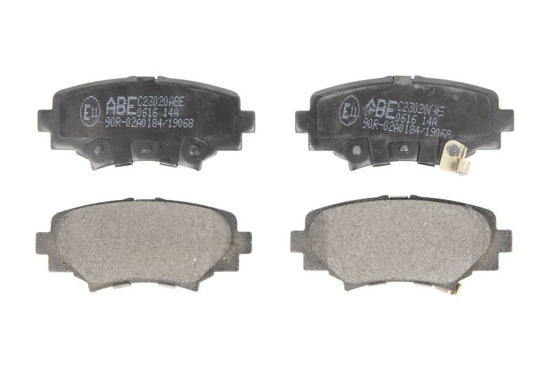 Kit plaquettes de frein ABE C23020ABE haute friction sans bruit pour freins à disque 3 1.5