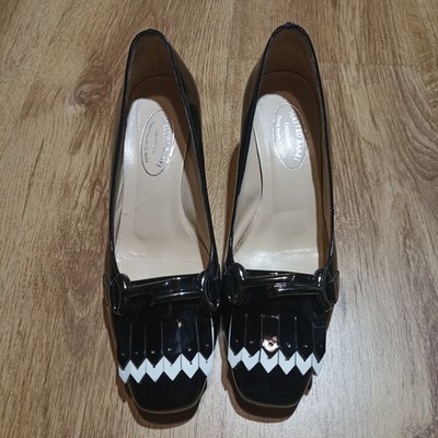 Matteo Banfi schwarz Lackleder High Heels