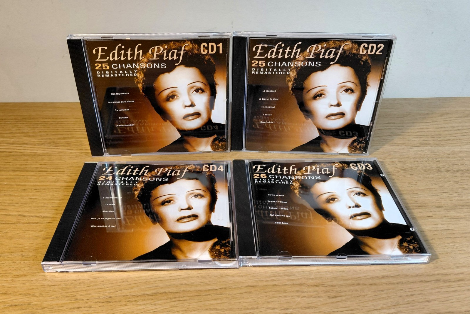 Edith Piaf 100 Chansons Digitally Remastered 4 CD *LIKE NEW*