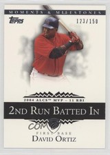 2007 Topps Moments & Milestones /150 David Ortiz (2004 ALCS MVP 11 RBI) HOF 1t5