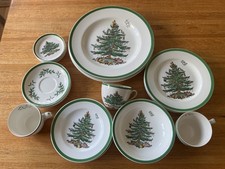Spode Christmas tree dishes