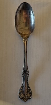 A Vintage Alvin Sterling Silver Soup Spoon 26 Grams