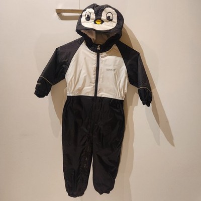 Regatta Kids  Sz 24mo Penguin Charco All in Waterproof Puddle SnowSuit Animal 
