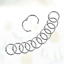 100 Pcs Metal Loose Leaf Binder For Scrapbook And Photo Albums